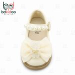 Pearl Bow Baby Shoes - Image 4