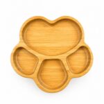 Bamboo Baby Plate Paw Shape
