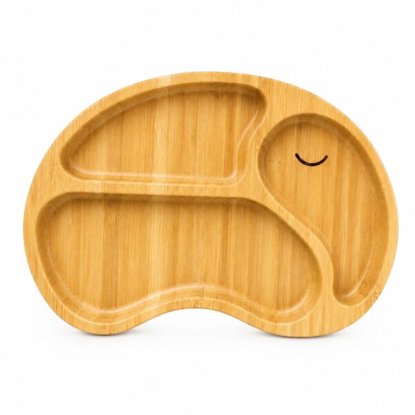 Bamboo Baby Plate Elephent Shape