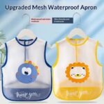 Premium Mesh Waterproof Baby Bib Apron - Image 2
