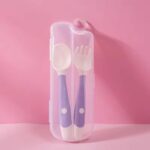 Soft Grip Flexible Spoon & Fork Set - Image 3