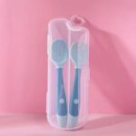Soft Grip Flexible Spoon & Fork Set - Image 4