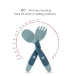 Soft Grip Flexible Spoon & Fork Set - Image 6